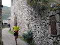Running past the bottom of our Castel - Castel de Cantobre Gîtes, Aveyron, France