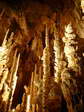 Stalactites and stalagmites at Aven Armand - Castel de Cantobre Gîtes, Aveyron, France