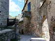 Archway behind the church - Castel de Cantobre Gîtes, Aveyron, France