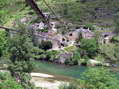 The hamlet of la Croze in the Tarn Gorge - Castel de Cantobre Gîtes, Aveyron, France